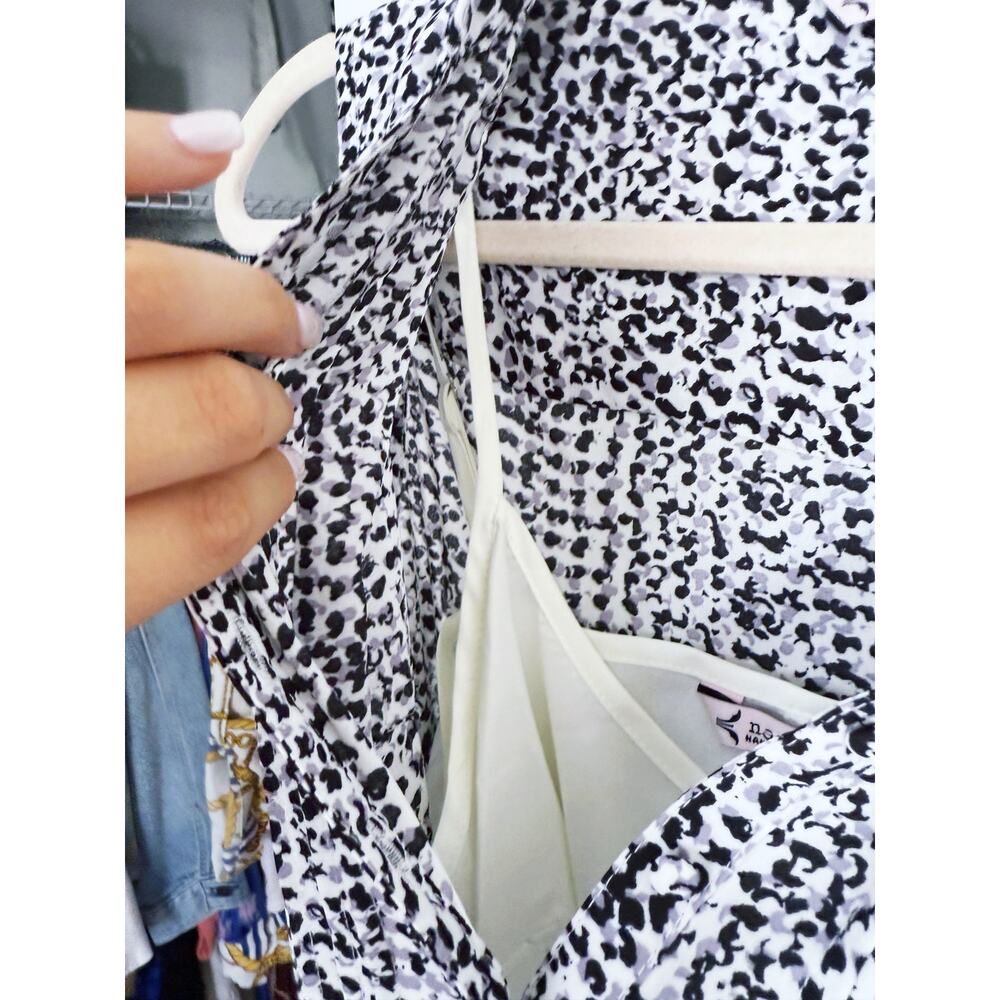 NWT Nanette Lepore Sleeveless Belted Midi Dress 4 Abstract Print Modern Career - Picture 8 of 11